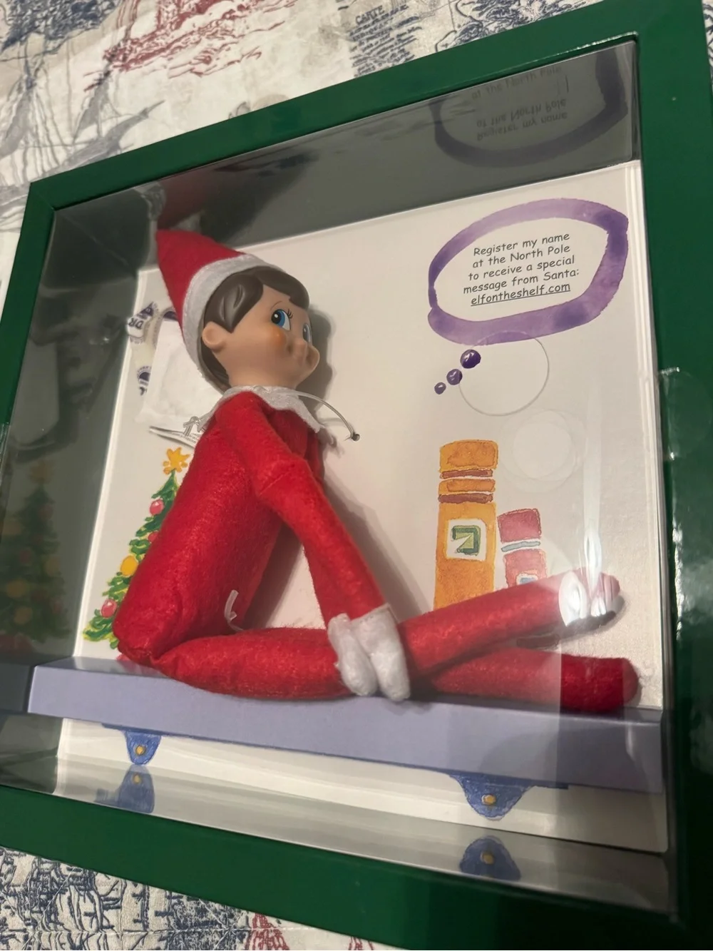 The Elf on the Shelf A Christmas Tradition - White/Red